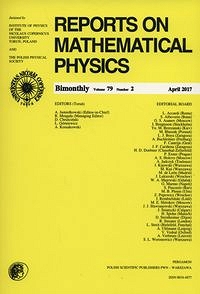 Reports on Mathematical Physics 79/2 2017