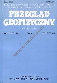Przegląd Geofizyczny Rocznik LIV 2009 Zeszyt 3-4