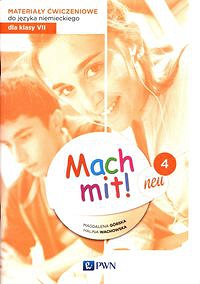 Mach mit! neu 4 Materiały ćwiczeniowe do języka niemieckiego dla klasy 7