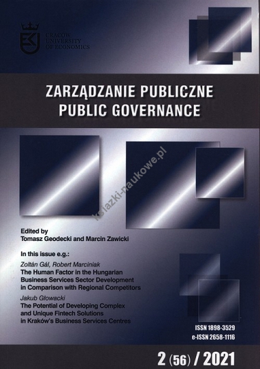 Zarządzanie Publiczne 2 (56) 2021