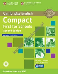 Compact First for Schools Workbook without Answers + Audio