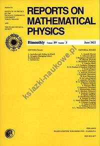 Reports on Mathematical Physics 89/3 2022